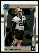 2021 Donruss Optic #276 Pete Werner RC Rookie New Orleans Saints