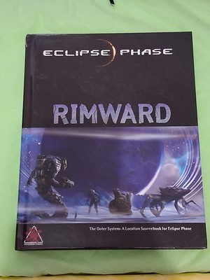 ECLIPSE PHASE RIMWARD  HC The Outer System Sourcebook New 1st Print SmokeFree 