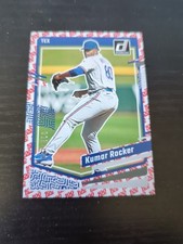 KUMAR ROCKER Rangers 2023 Donruss Baseball ONE HUNDRED parallel # 16/100