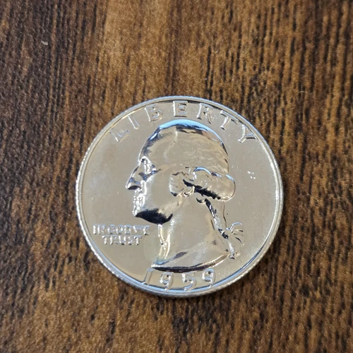 1959 Choice Proof Quarter 90% SILVER  Blazing  Surfaces UNC MINT