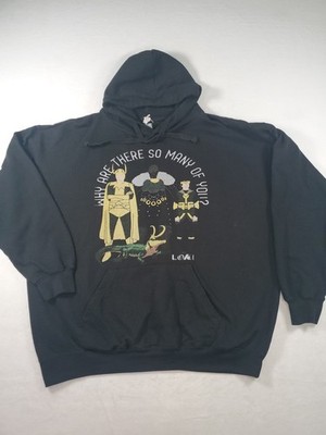 Marvel  Loki ''Why Are There So Many Of You''  Black Sweatshirt XL