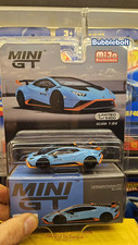 1:64 MINI GT 475 Lamborghini Huracan STO Blu Laufey Limited 5400