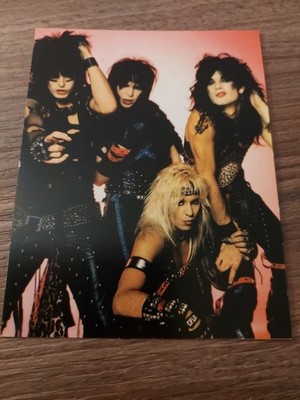 Mötley Crüe Postcards Lot of 3 Various Rock Band Legends