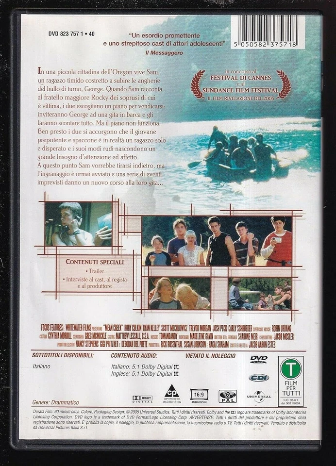 Mean Creek (DVD) Rory Culkin Trevor Morgan Carly Schroeder Jacob Aaron Estes - Image 2 of 2