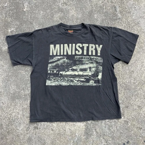 Vintage Ministry Casey's Last Ride T-Shirt, XL Vintage vintage concert t-shirt, vintage, size XL, single stitch, B+ condition
