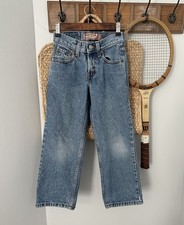 Kids Levi s 550 jeans ,W22 slim Size 8, 100 Cotton Relaxed Straight Leg Jeans