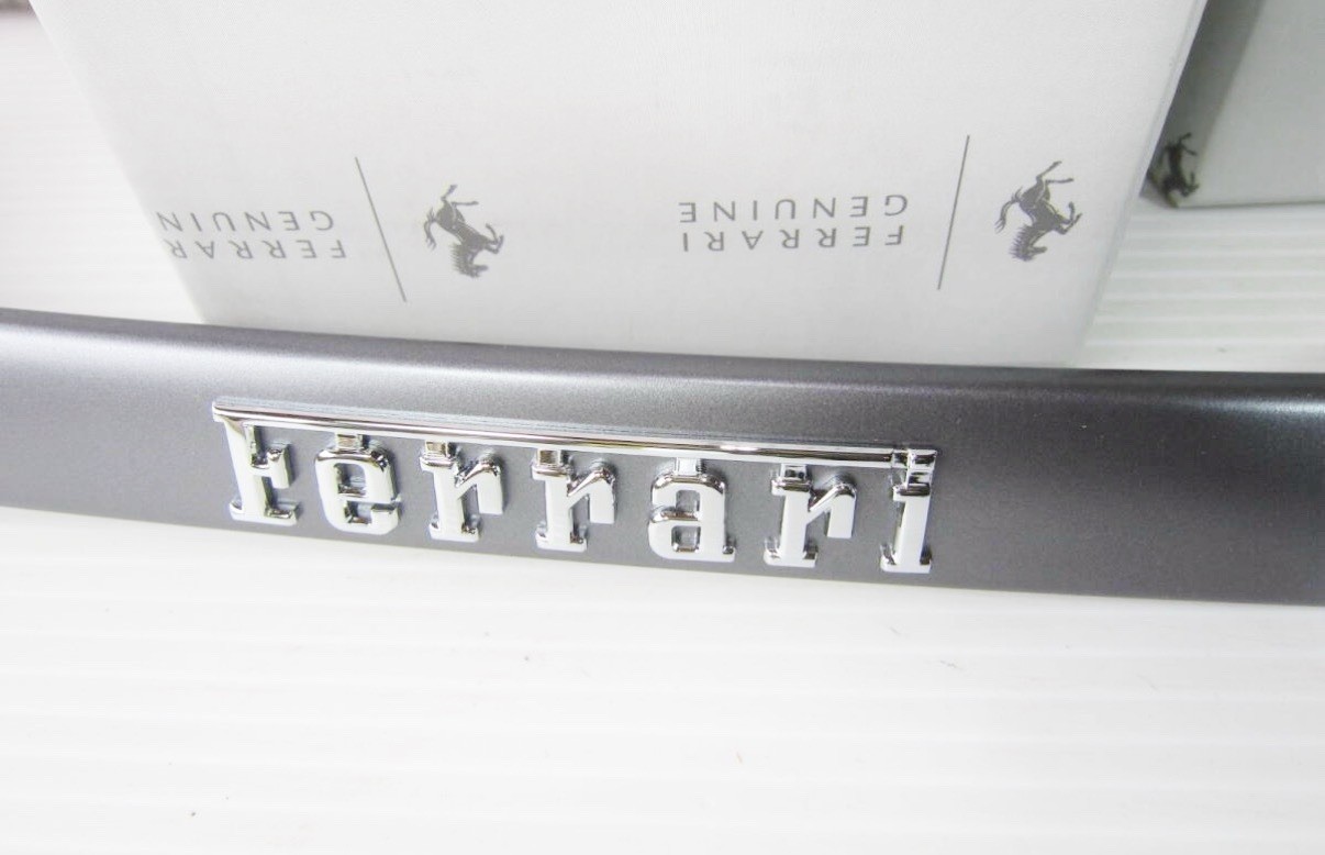 OEM Ferrari Portofino M Center Middle Navigation Radio U Dash Sliver Panel Trim