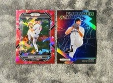 Drew Thorpe 2023 Prizm Pink Cracked Ice Prizm & Thunder Struck Silver Holo Prizm