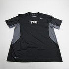 Tcu Horned Frogs Nike Dri-Fit Short Sleeve Shirt Men's Black/Gray Used