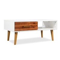 Akazie Massiv Couchtisch Kaffeetisch Beistelltisch Sofatisch Wohnzimmer vidaXL