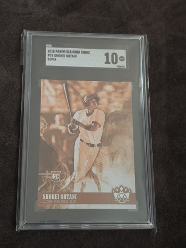 2018 Panini Diamond Kings - Sepia Variation Shohei Ohtani #76 (RC) SGC 10!!!