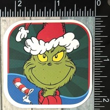 Mean One Grinch Christmas Reusable Waterproof Vinyl Sticker