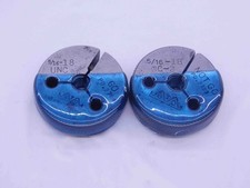 5/16 18 NC 2 THREAD RING GAGES .3125 GO NO GO P.D.'S = .2764 & .2723 UNC-2 CHECK