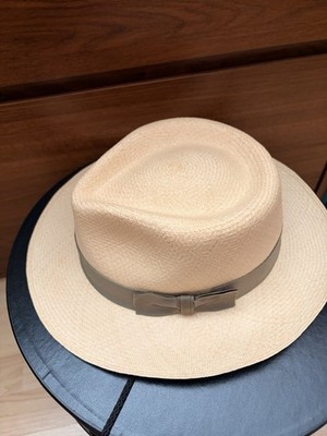 Genuine Panama Hat from Panama Direct, Montecristi fino fino Fedora 7 1/2 (60).