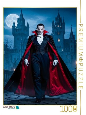 CALVENDO Puzzle Dracula, der adlige Vampir | 1000 Teile Lege-Größe 64x48cm Foto-