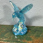 Fenton Hummingbird Hand Painted By Christy Riggs 13/100 Signed No Box