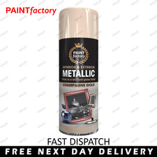 Metallic Spray Paint All Purpose Aerosol Wood Metal Plastic | Gold Copper Silver