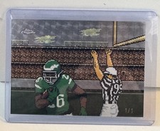 Marketplace image: SAQUON BARKLEY 2025 TOPPS CHROME #TECMO-22 SUPERFRACTOR 1/1 PHILADELPHIA EAGLES!