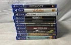Bioshock Spider-Man Horizon Zero Dawn PS4 Game Lot 10 Games Resident Evil