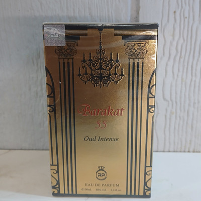 Barakat 55 Oud Intense Eau de Parfum Spray 3.4 fl oz Regular Size Oud