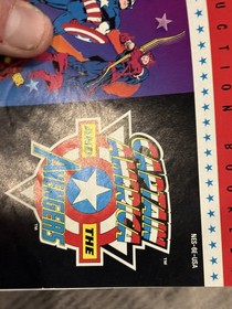 NES NINTENDO Captain America & The Avengers Manual/CART Authentic and Tested