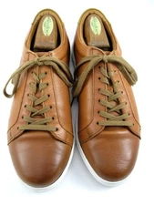 Allen Edmonds "COURTSIDE" Low-Top Leather Dress Sneakers 9 EEE  Chili (642N)