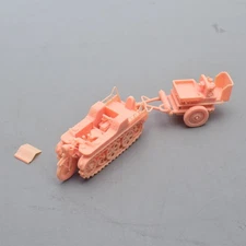 1/72 German Sdkfz 2 Half-track + Power Vehicle Cable Drum Unpainted Kit