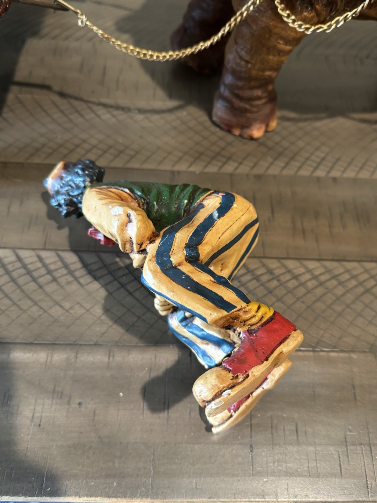 1920-1940s Barnum & Bailey Circus Wagon w/ Clown, Elephant & Two Bears Set Of 5