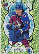2021-22 Upper Deck Ice #112 Alex Newhook Rookie Green
