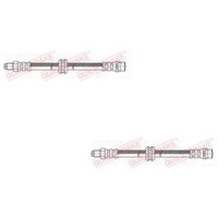 2X Quick Brake Bremsschlauch Links Rechts FüR BMW Z3 Roadster E36 3Er Compact