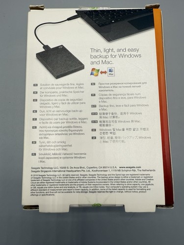 Seagate Backup Plus Slim 1TB Portable External HDD - Afbeelding 7 van 13