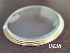 2MM BEVELED MINERAL GLASS POCKET WATCH CRYSTAL FOR WADSWORTH BAR OVER CROWN CASE