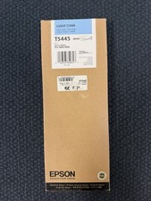 05/2013 New In Box Epson Genuine 220ml Ink T5445 Light Cyan Stylus 4000/9600