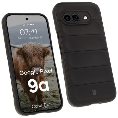 Handyhülle für Google Pixel 9a Bizon Case Cover Schutz Hülle Etui Hülle Schwarz