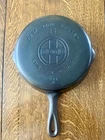 Vintage Griswold Cast Iron Skillet Frying Pan # 6 Large block Logo ~ No Wobble