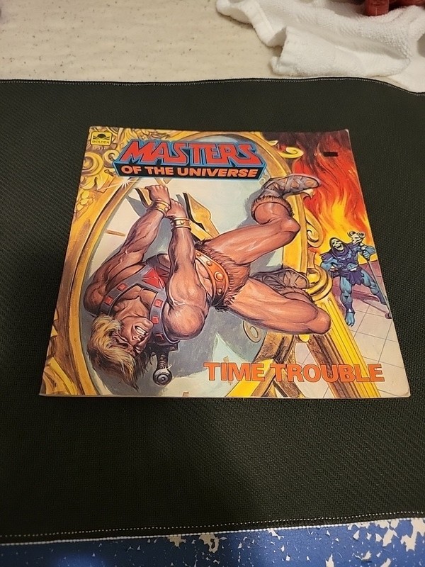 MOTU Masters of The Universe Golden Book, 1984 Time Trouble