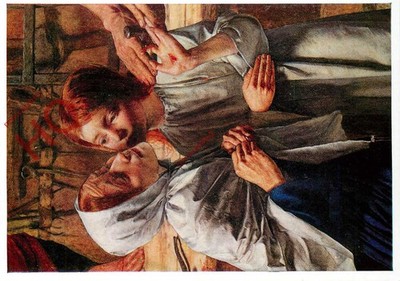 Ansichtskarte::Sir John Everett Millais, ''Christus im Haus seiner Eltern''