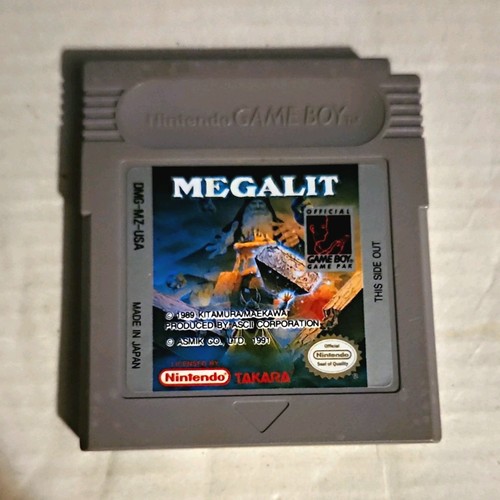 Megalit Takara Nintendo Game Boy Game Pak gameboy Cartridge TESTED AUTHENTIC