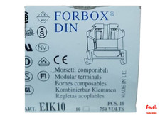 ELECO EIK10 square clamps 10 mmq IN PACK OF 10 PIECES