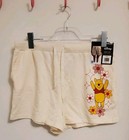 NWT DISNEY Winnie The Pooh Pockets Knit Groovy Style Lounge Shorts Size XL — photo 1