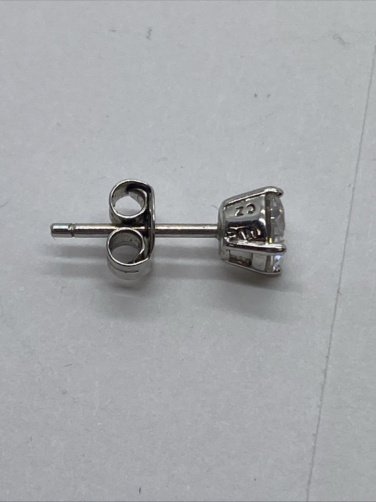 Sterling Silver 925 Solid Round Brilliant Cut Cub… - image 4