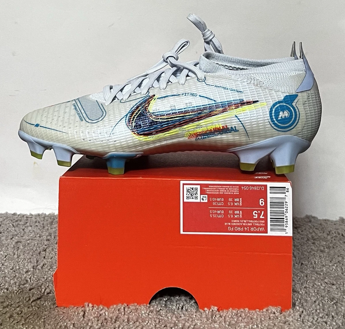 Nike Mercurial Vapor 14 Pro FG Grey Light Marine for Sale