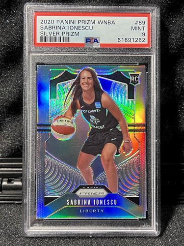 2020 Panini Prizm WNBA Sabrina Ionescu Silver Prizm RC PSA 9  NY Liberty #89