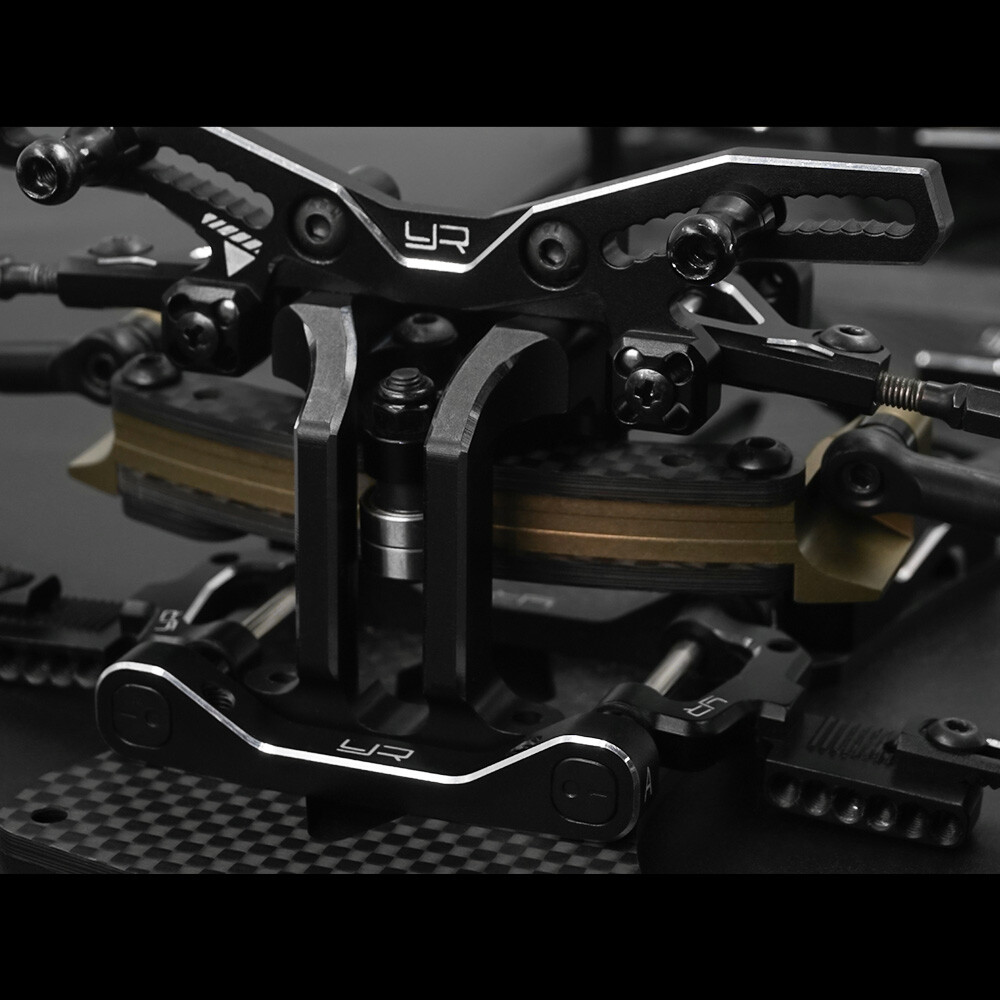Yeah Racing YKYD-035 Aluminum Curved Steering Slide Rack Kit