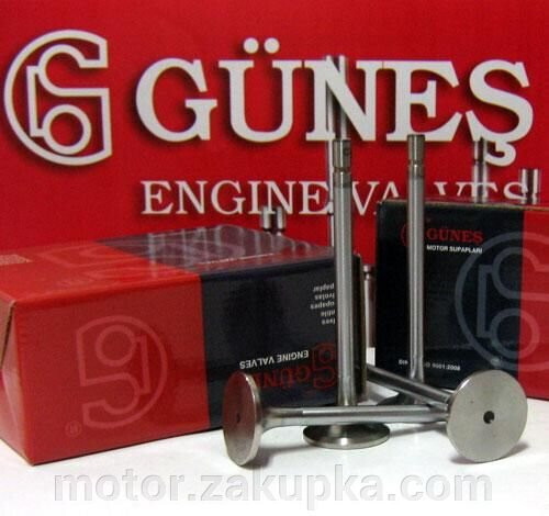 8X ENGINE VALVES SET EXHAUST FITS FORD FIESTA IV 1.25 i 16V ZETEC PETROL 1004444 - Bild 3 von 4
