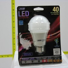 The listing is: 1 Feit Electric 40W-Equ WWhite 3000K A19 Dimmable LED Bulb.