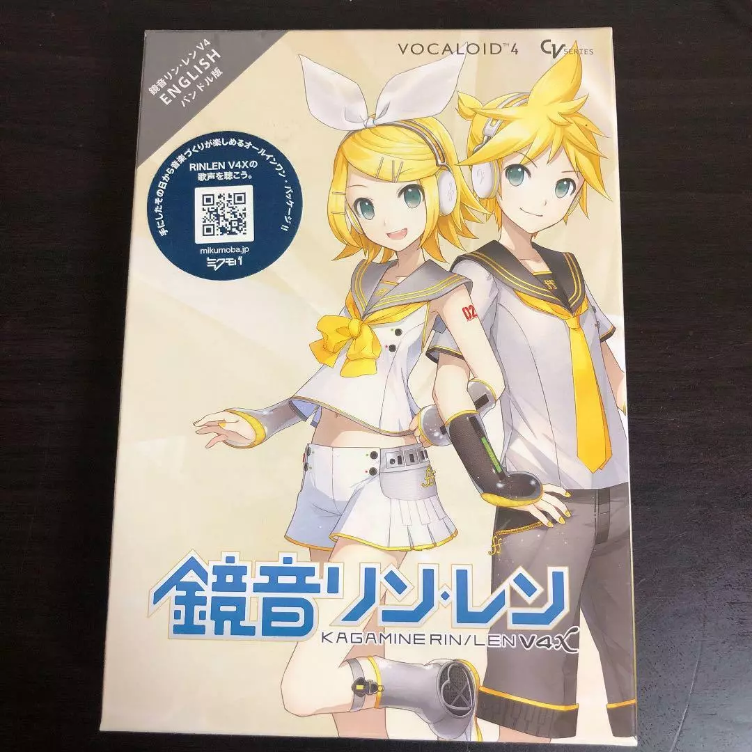 CRYPTON KAGAMINE RIN LEN V4X English Bundle Vocaloid 4 DVD Software Win Mac New
