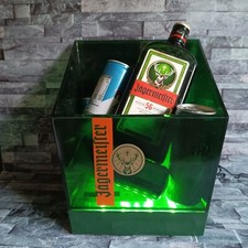 Jägermeister Light Up Ice Bucket, back up battery Man Cave Pub Bar Jagermeister.
