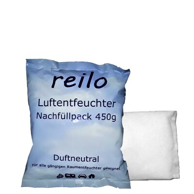 12x 450g ''reilo'' Nachfüllpack für Raumentfeuchter Luftentfeuchter