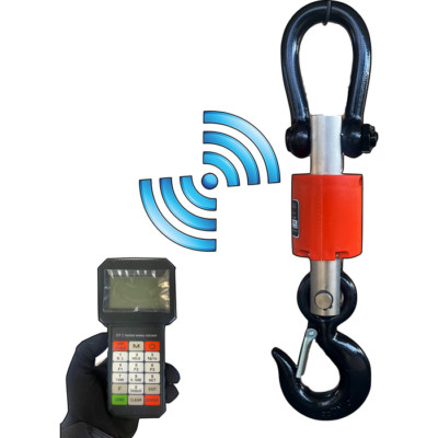 SL-W-CR-20k Wireless Crane Scale 300 ft range Hanging Scale 20,000 lbs x 5 lb